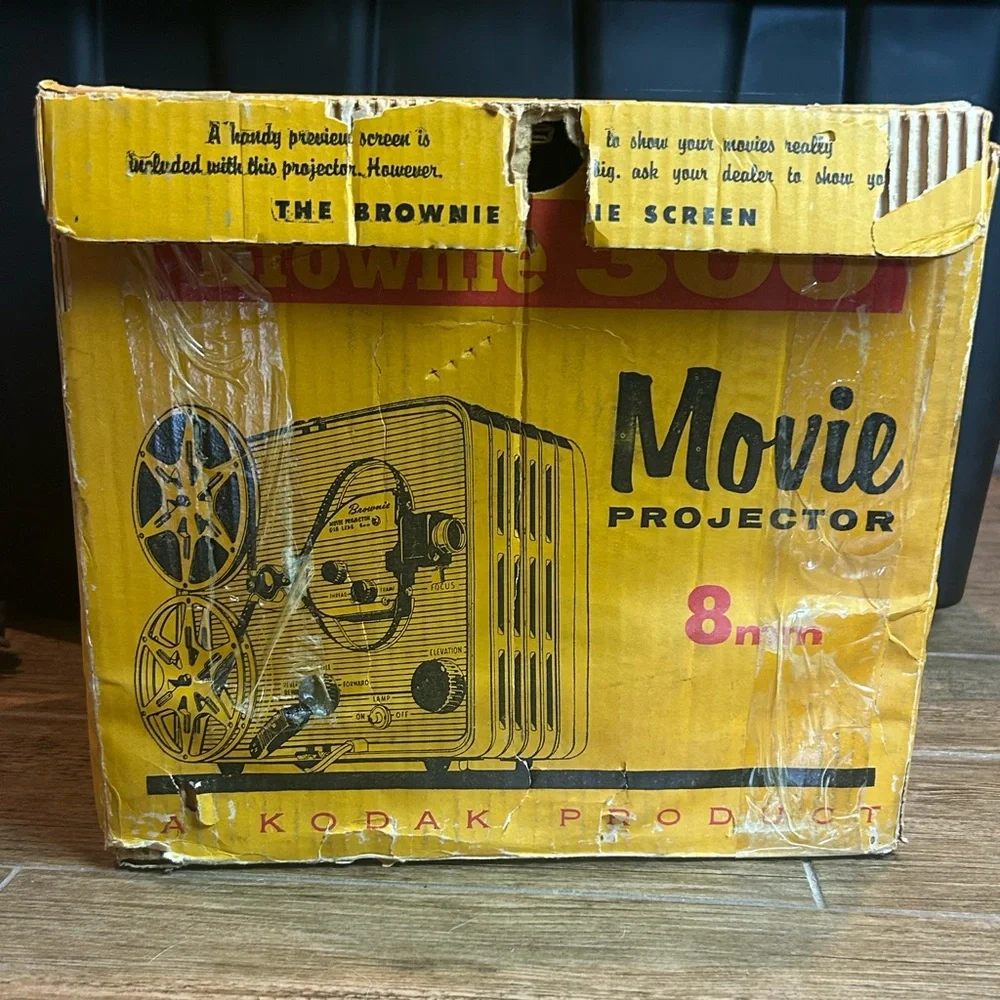 Vintage Brownie 300 Movie Projector in Original Box